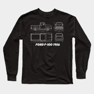 Ford F 100 1956 Long Sleeve T-Shirt